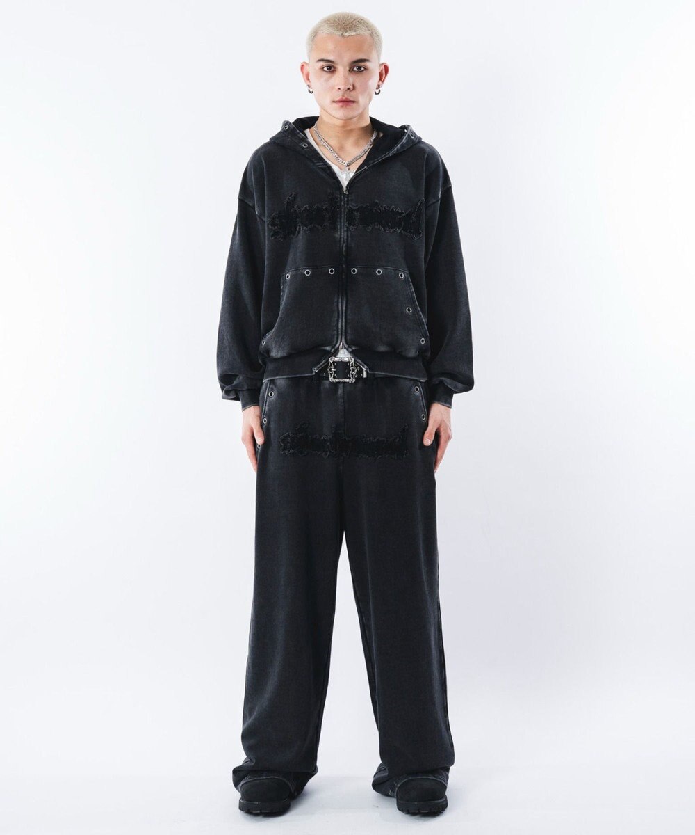 WEGO 【ユニセックス着用ITEM】ブリーチハトメZIPパーカー 