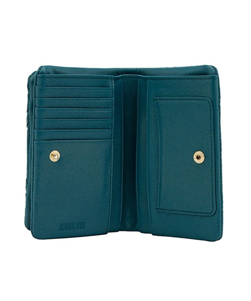 ANNA SUI ピーコック 二つ折り口金財布 