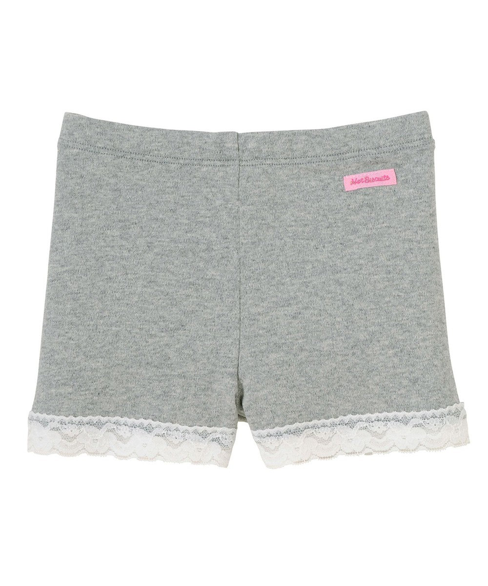 MIKI HOUSE HOT BISCUITS 【80-130cm】 裾レース オーバーパンツ 