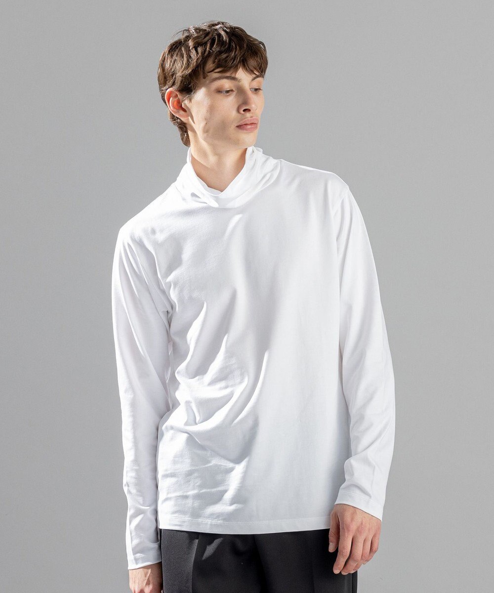 JOSEPH HOMME スビンソフトジャージー　タートルネックカットソー 