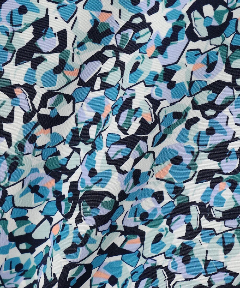 自由区 L 【洗える】フラワーペタルプリント ワンピース 