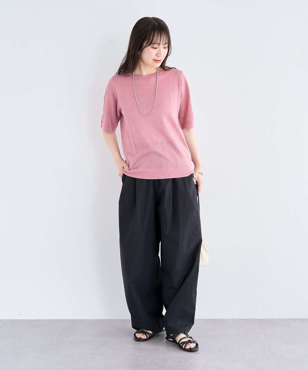 Green Parks ・Ｐｅｔｉｔ　Ｆｌｅｕｒ　ラメシアーニット 