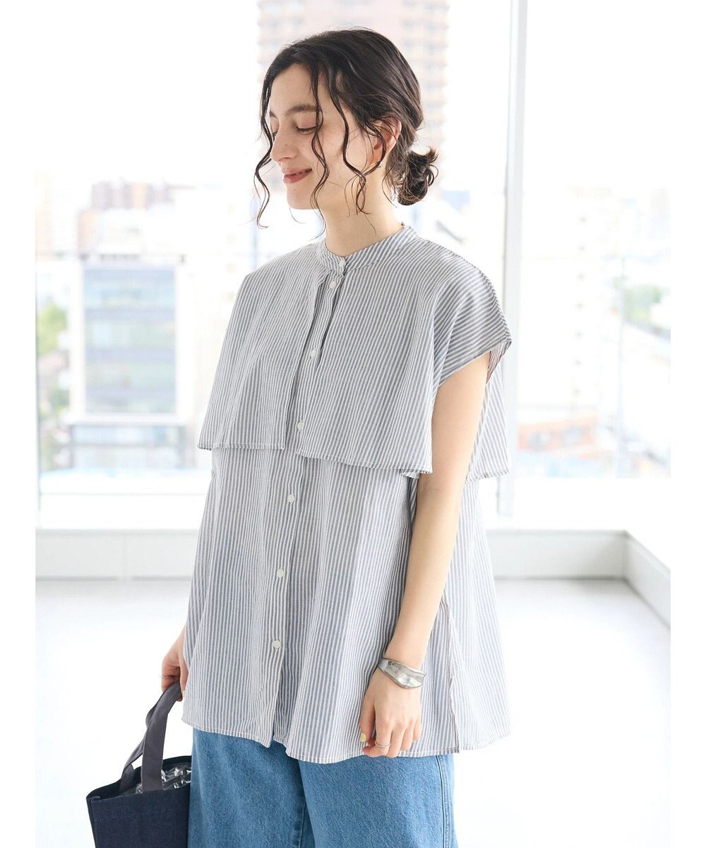 CRAFT STANDARD BOUTIQUE インド綿フリルブラウス 