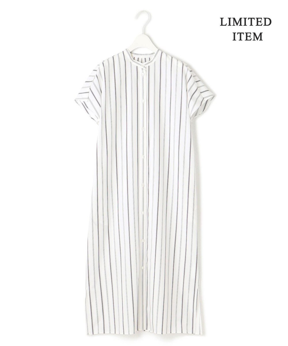 ICB 【WEB限定・洗える】 バンドカラーワンピース 