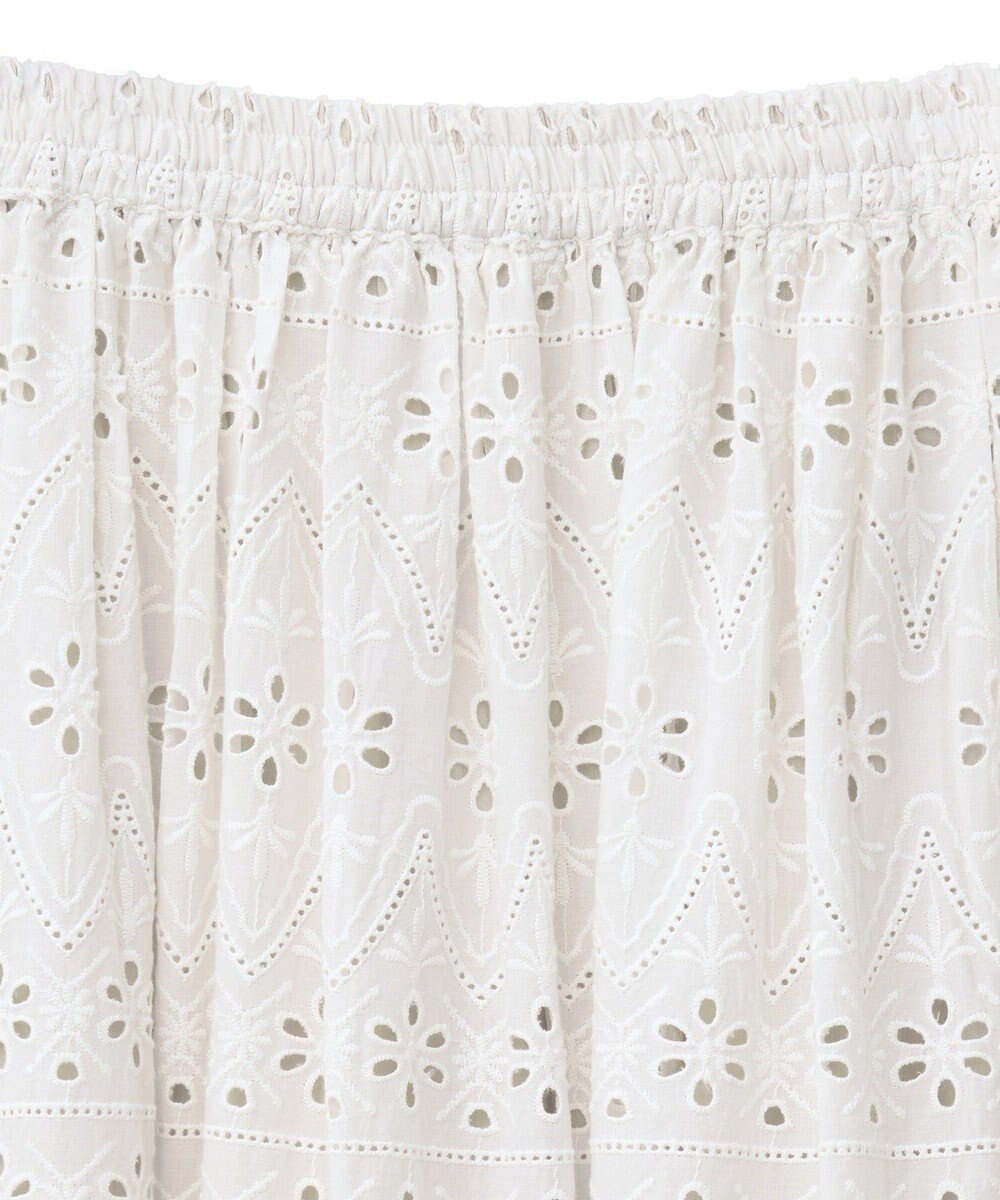 earth music&ecology シフリー刺繍スカート 