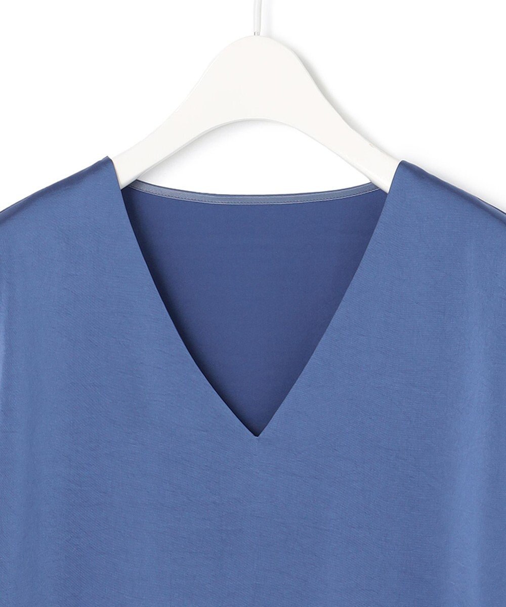 ICB 【WEB限定カラーあり・洗える】Calm Vネックブラウス 