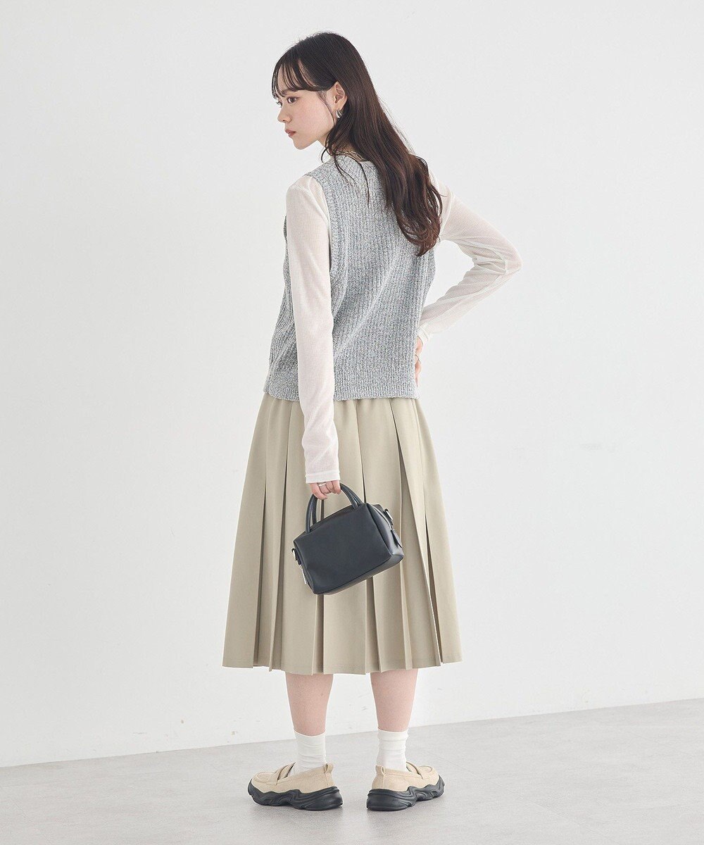 earth music&ecology クルーネックニットベスト 