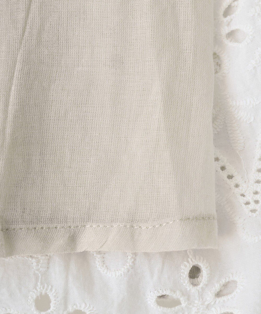 earth music&ecology シフリー刺繍スカート 