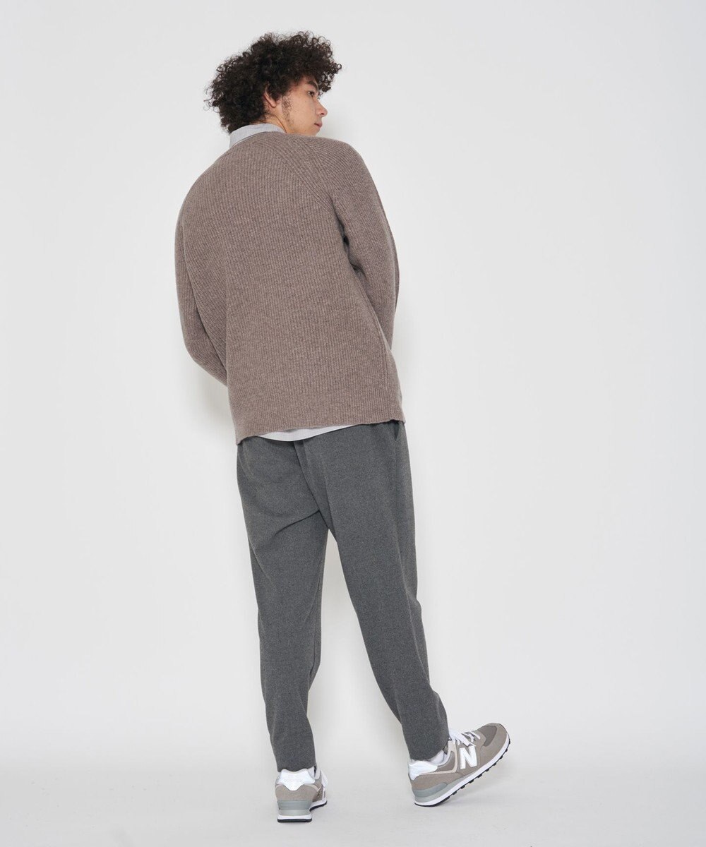 J.PRESS YORK STREET 【UNISEX】畦クループルオーバー ニット 