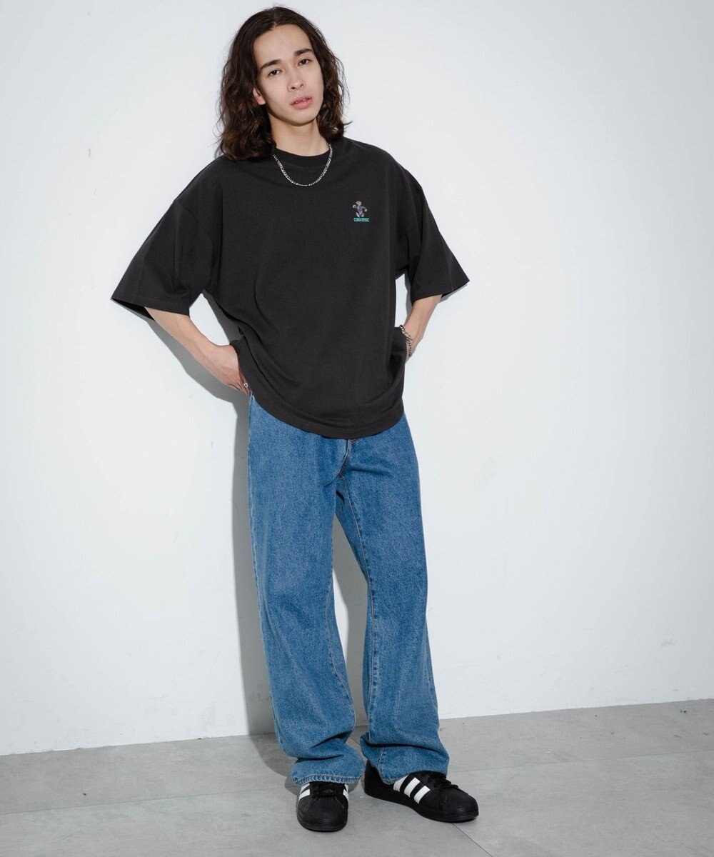 WEGO 【ユニセックス着用ITEM/綿100％/MLサイズ展開】CONVERSEワンポイントT 