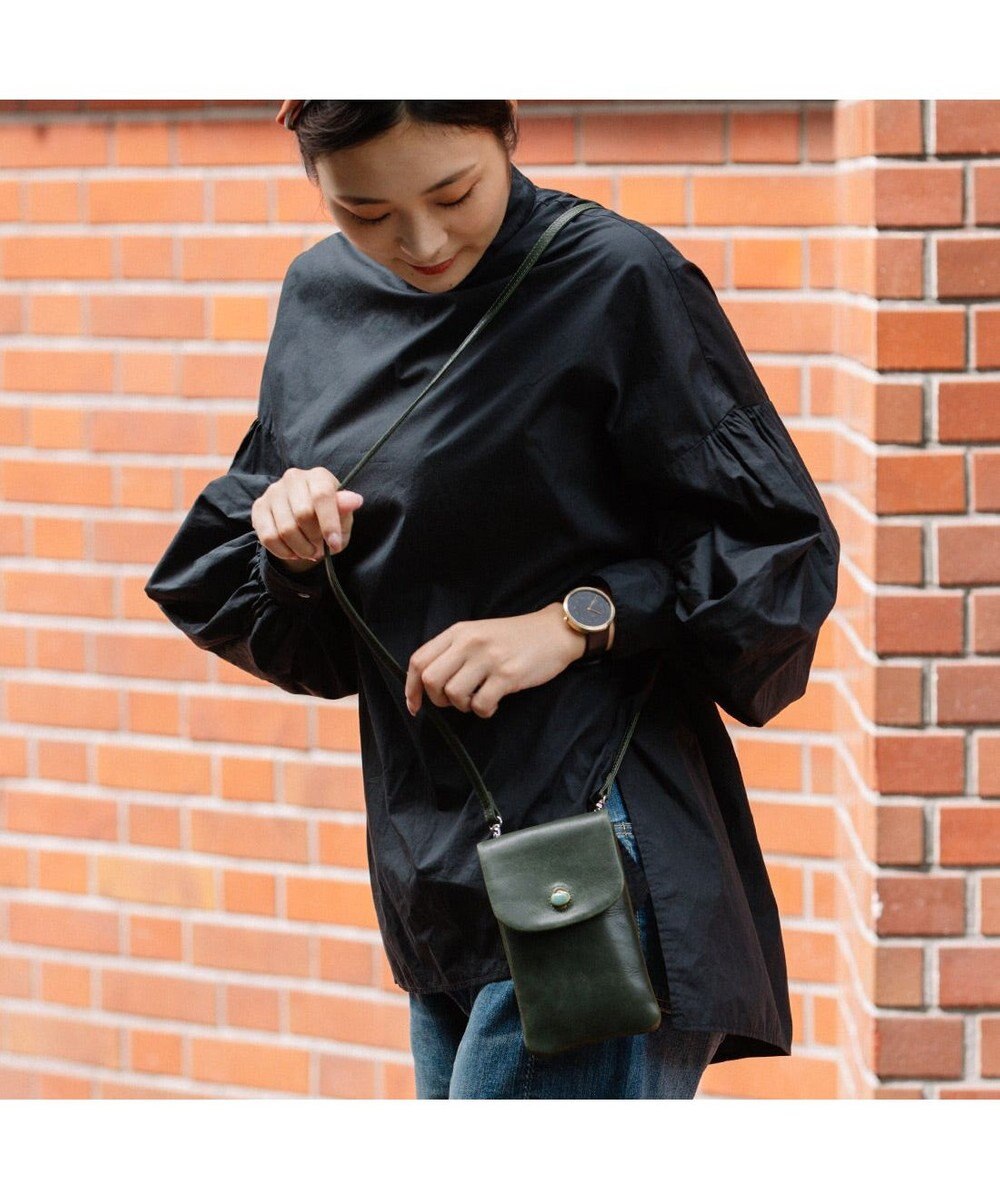 UNBILLION ペルケ perche ジェムストーンヒネリモバイルショルダー 