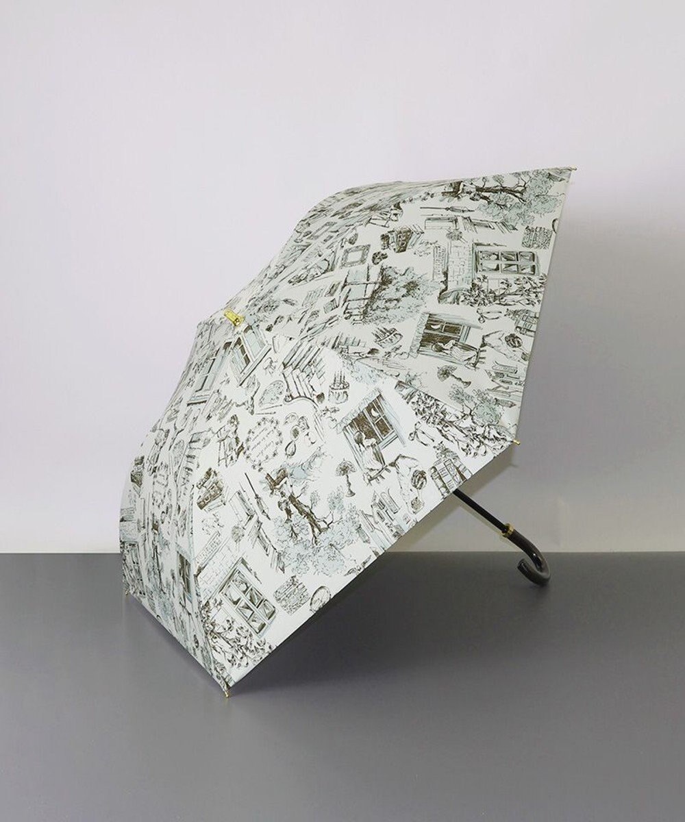 AURORA 【 Beaurance （ビューランス）】サマーシールド プリント夢が棲む場所　晴雨兼用傘（折りたたみ傘） 