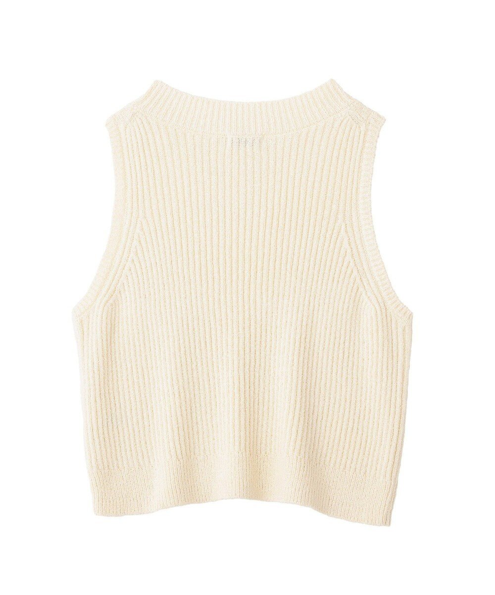 earth music&ecology クルーネックニットベスト 