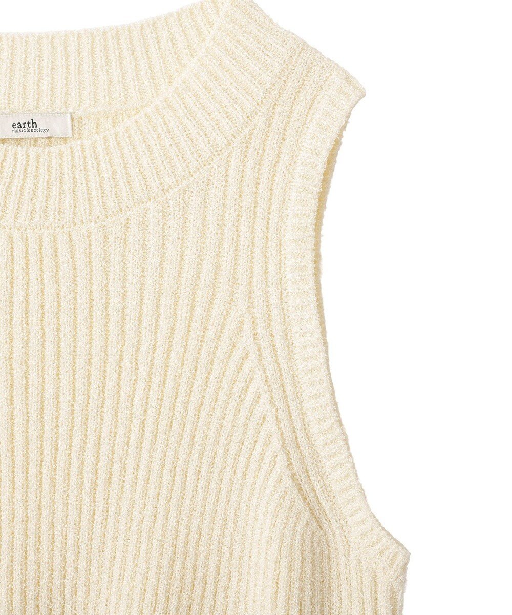 earth music&ecology クルーネックニットベスト 