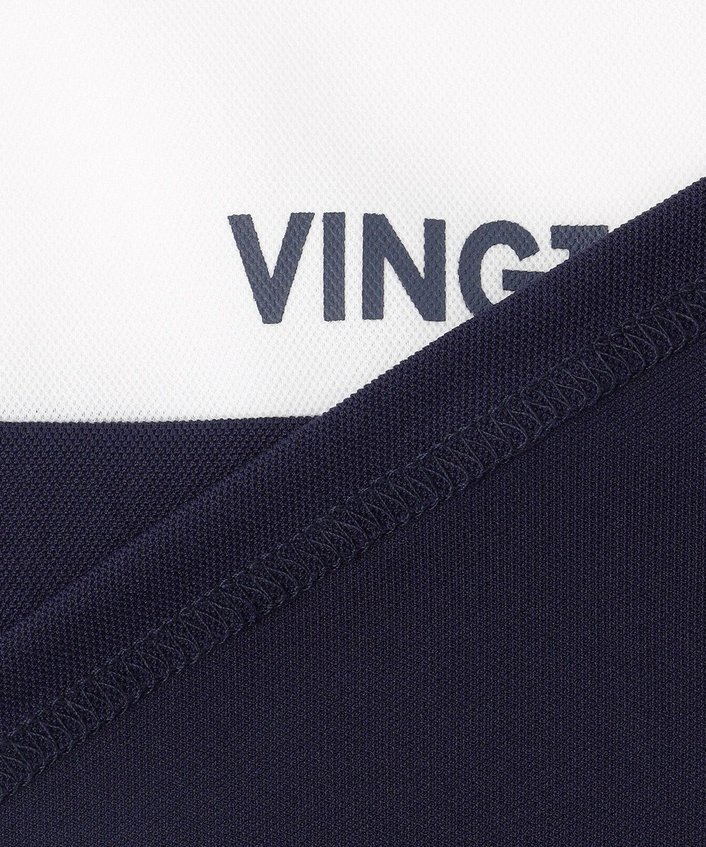 23区GOLF 【MEN】カラーブロック ドライタッチモックネックシャツ 