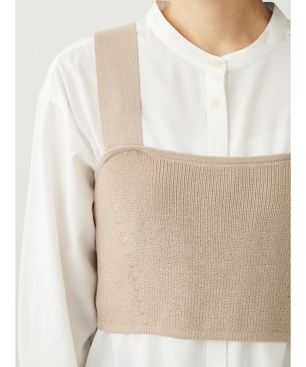 Green Parks ＳＥＴ２点ニットビスチェ＋とろみチュニック 