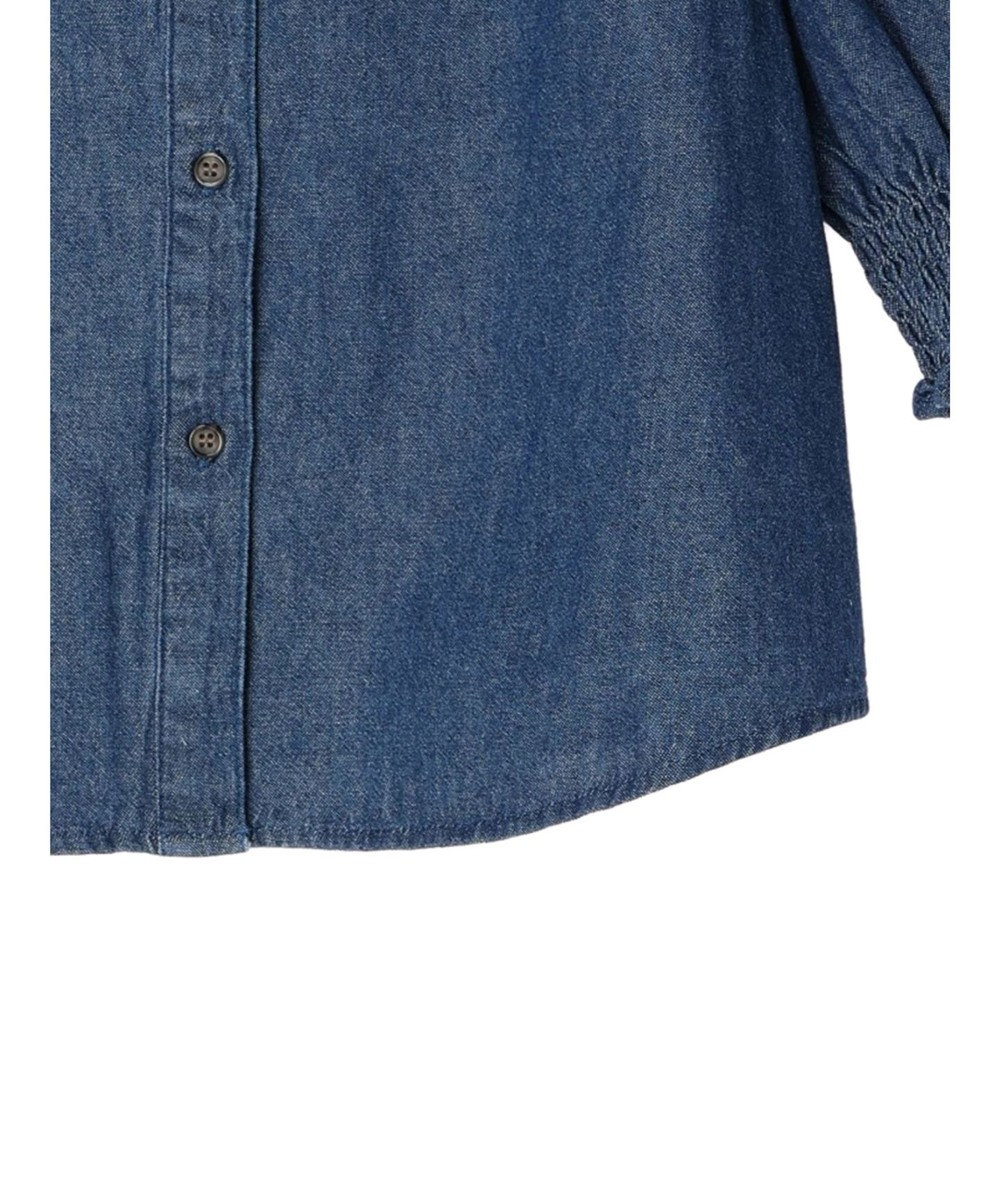 Green Parks ・ＳＵＧＡＲ　ＳＰＯＯＮ　デニムパフブラウス 