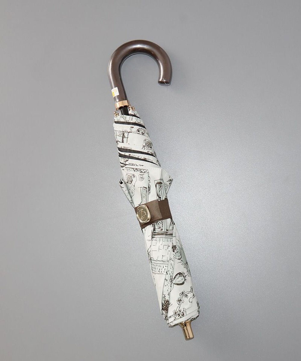 AURORA 【 Beaurance （ビューランス）】サマーシールド プリント夢が棲む場所　晴雨兼用傘（折りたたみ傘） 