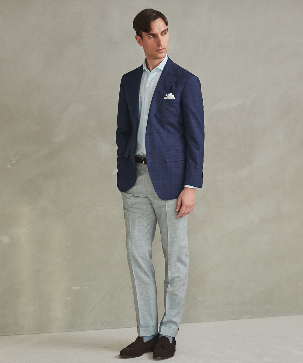 GOTAIRIKU ノルマンディリネン使用【洗える】カッタウェイカラー ソフトリネンシャツ 