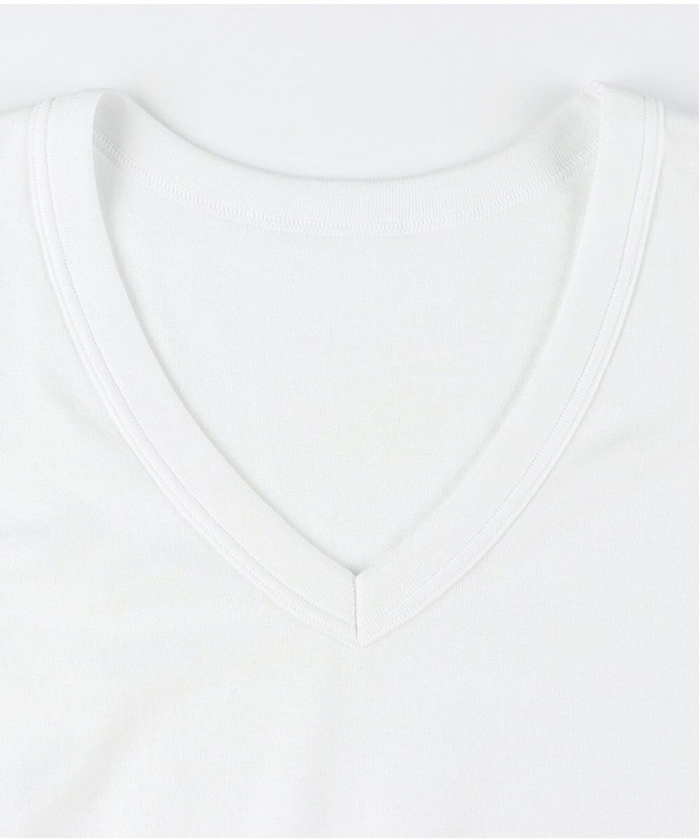 WACOAL MEN インナーシャツ 【2枚組】 3分袖 半袖 綿100%(本体) 伸縮性 肌着 下着 インナー 白 メンズ GL3500 /ブロス バイ ワコールメン 