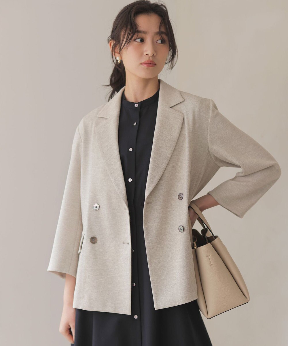 組曲 ライトリネンライク ジャケット 