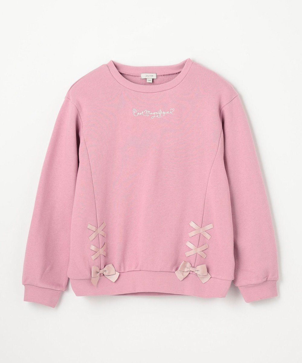 ANY KIDS 裾レースアップトレーナー 