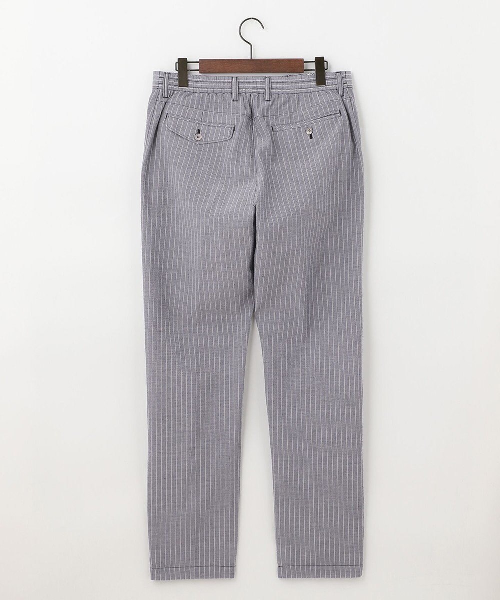 JOSEPH ABBOUD 【キングサイズ・オーガニックコットン】ドライサッカーストライプ　パンツ 