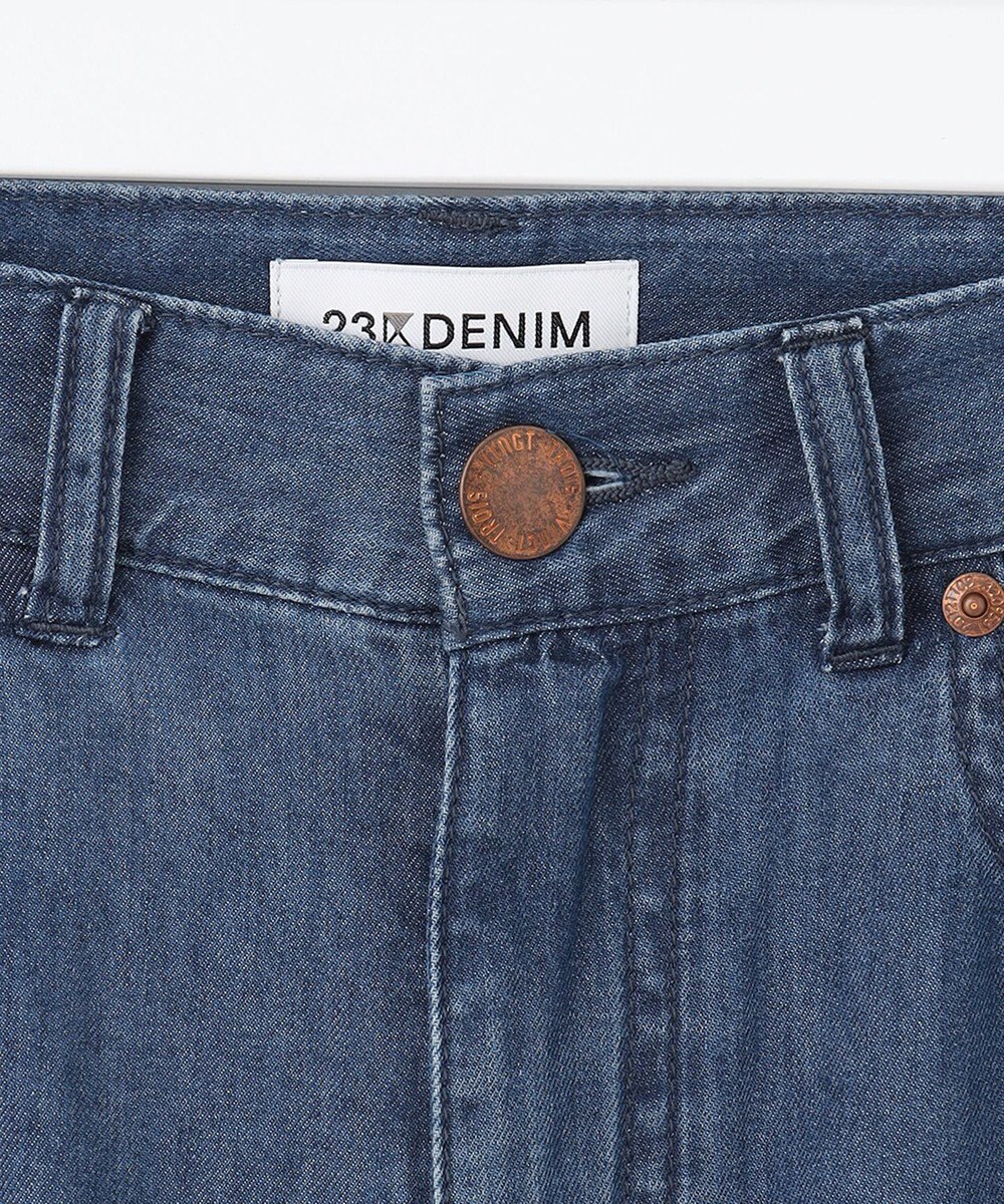 23区 【WEB限定/洗える】23区DENIM ライトダンガリー ワイドパンツ 