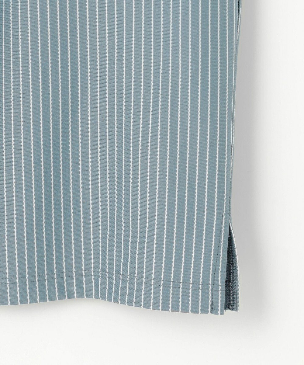 J.PRESS LADIES ストライプジャージー モックネック カットソー 