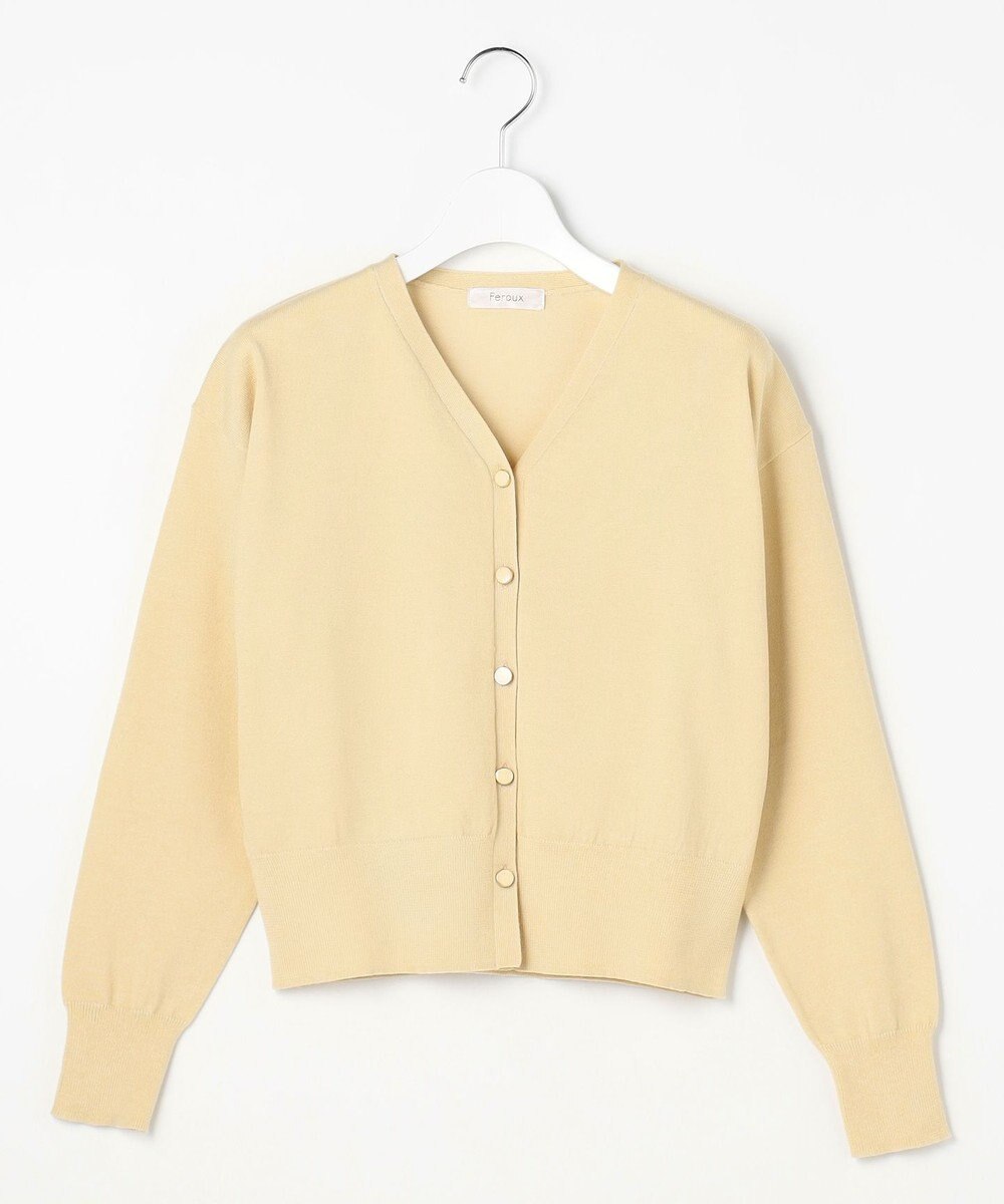 Feroux 【先行予約】美シルエット ニット カーディガン 