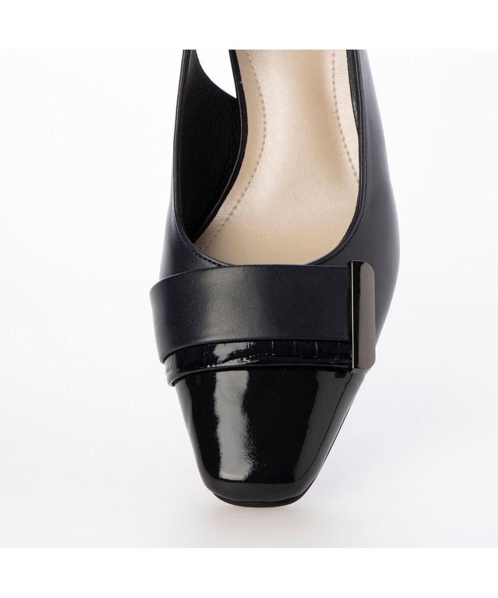 Riz raffinee <Riz raffinee>バックルモチーフバックベルトパンプス 