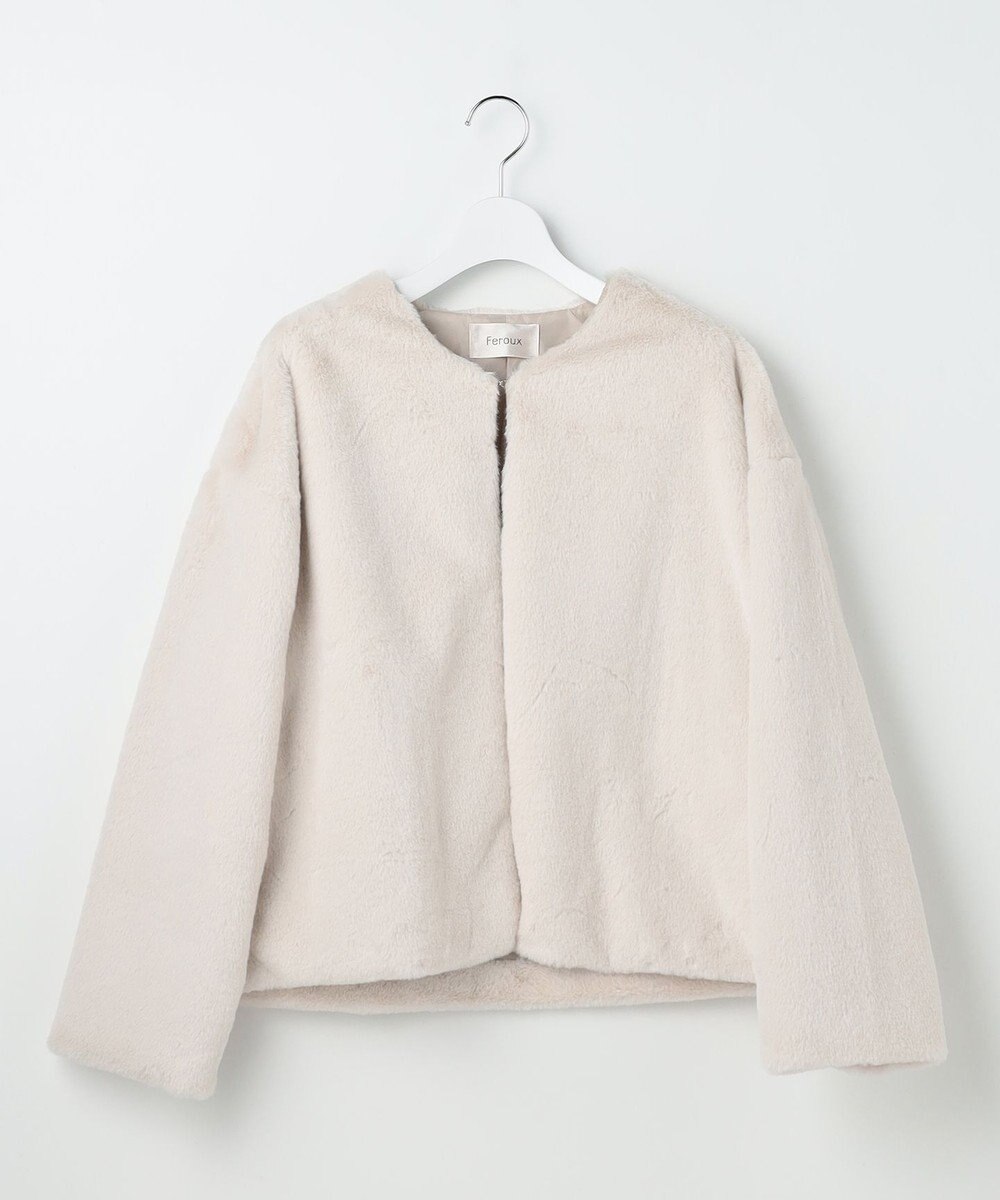 Feroux フェイクファー ジャケット 