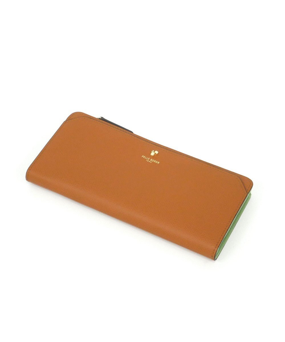 PELLE BORSA L字ファスナー長財布 French Calf Goods 3301 