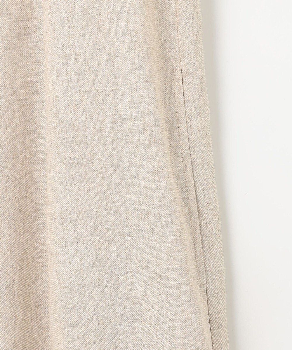 自由区 【カタログ掲載・接触冷感・UVカット・洗える】リネンミックスツィル ワンピース 