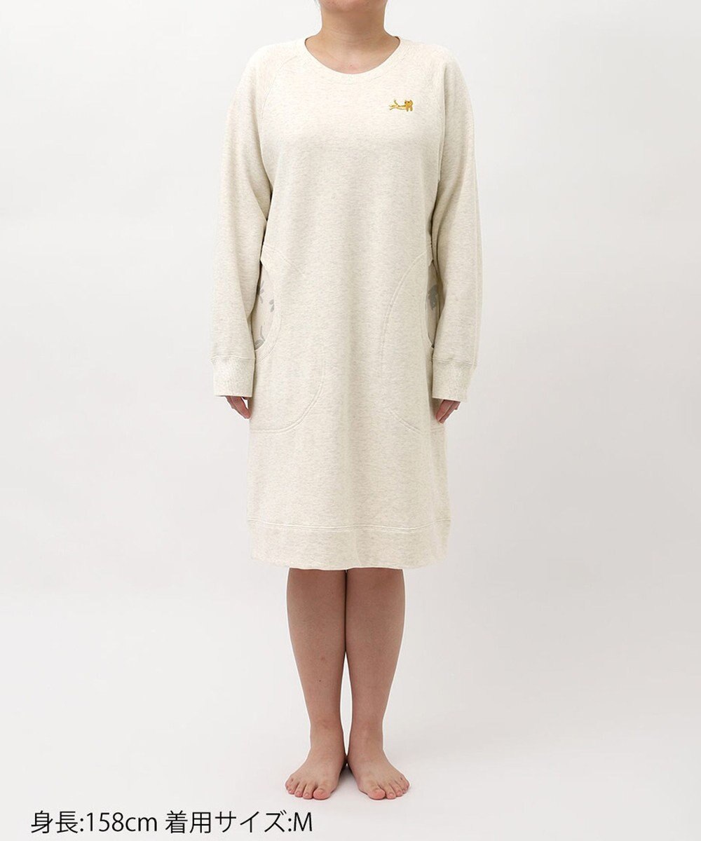 tsumori chisato SLEEP ツモリチサト ワンピース 長袖 ルームウェア 綿100%(本体) レディース UNX587 /ワコール 