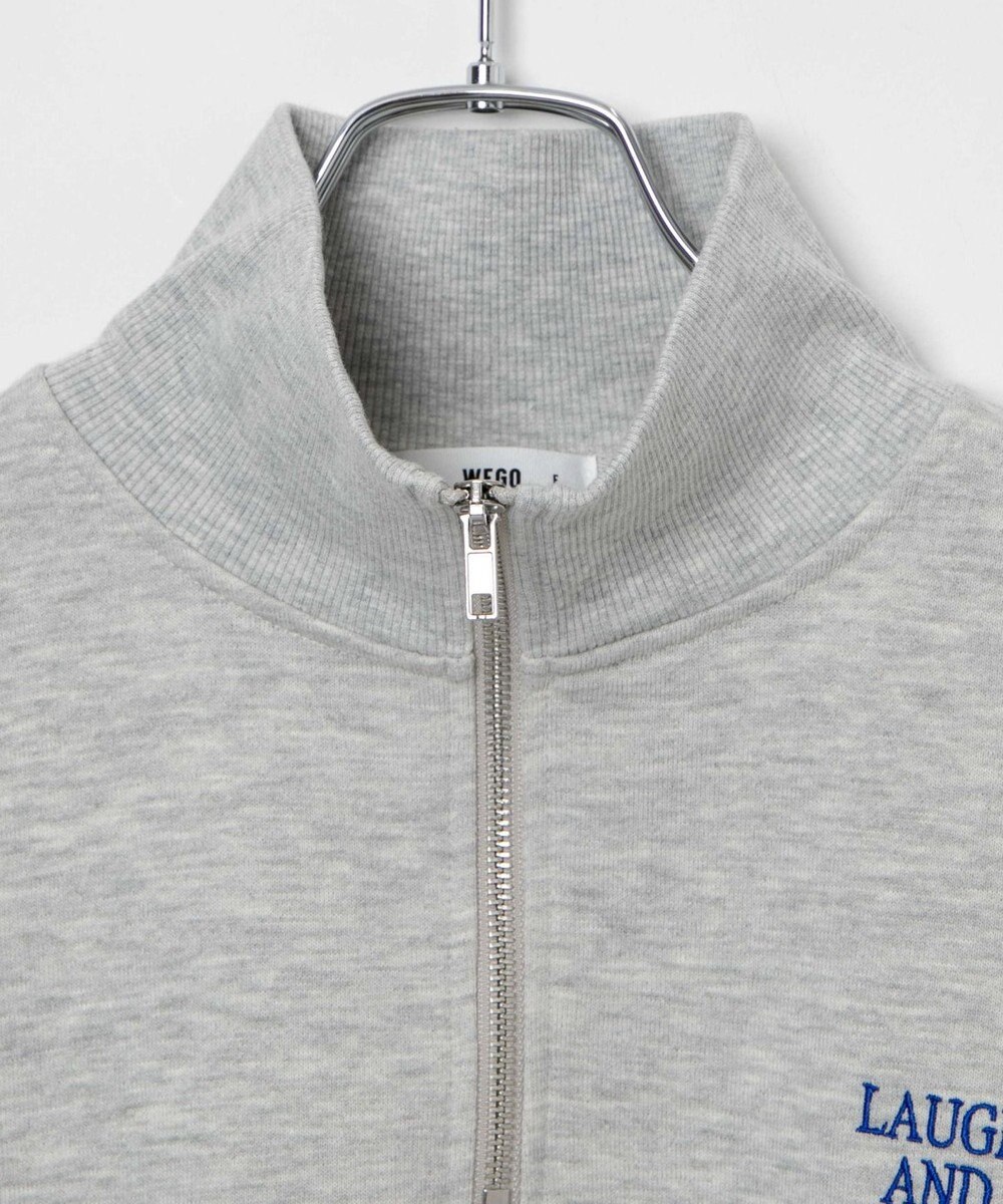 WEGO ハーフジップBIGスウェット 