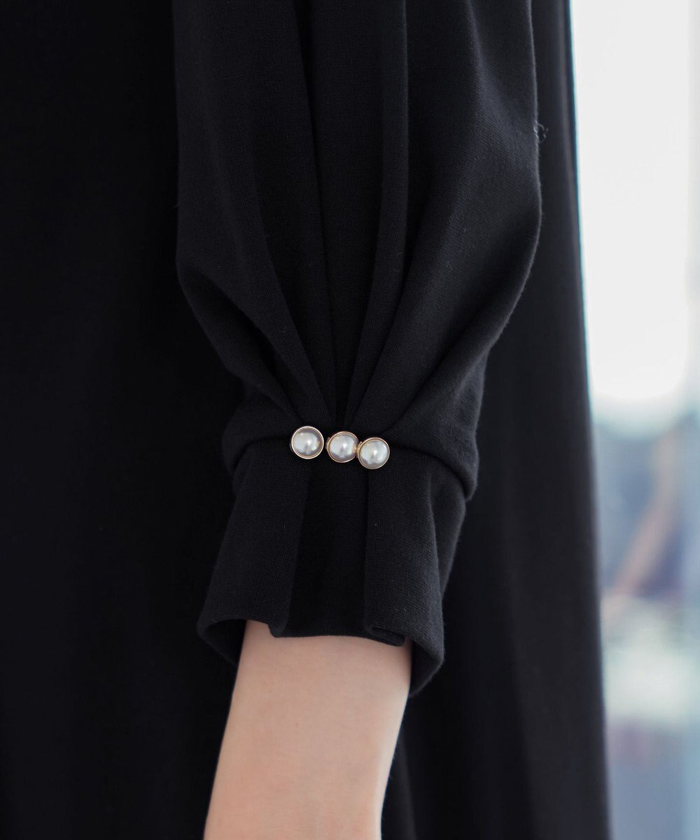 Tiaclasse 【GOLD LABEL・洗える】アシメプリーツポンチワンピース 