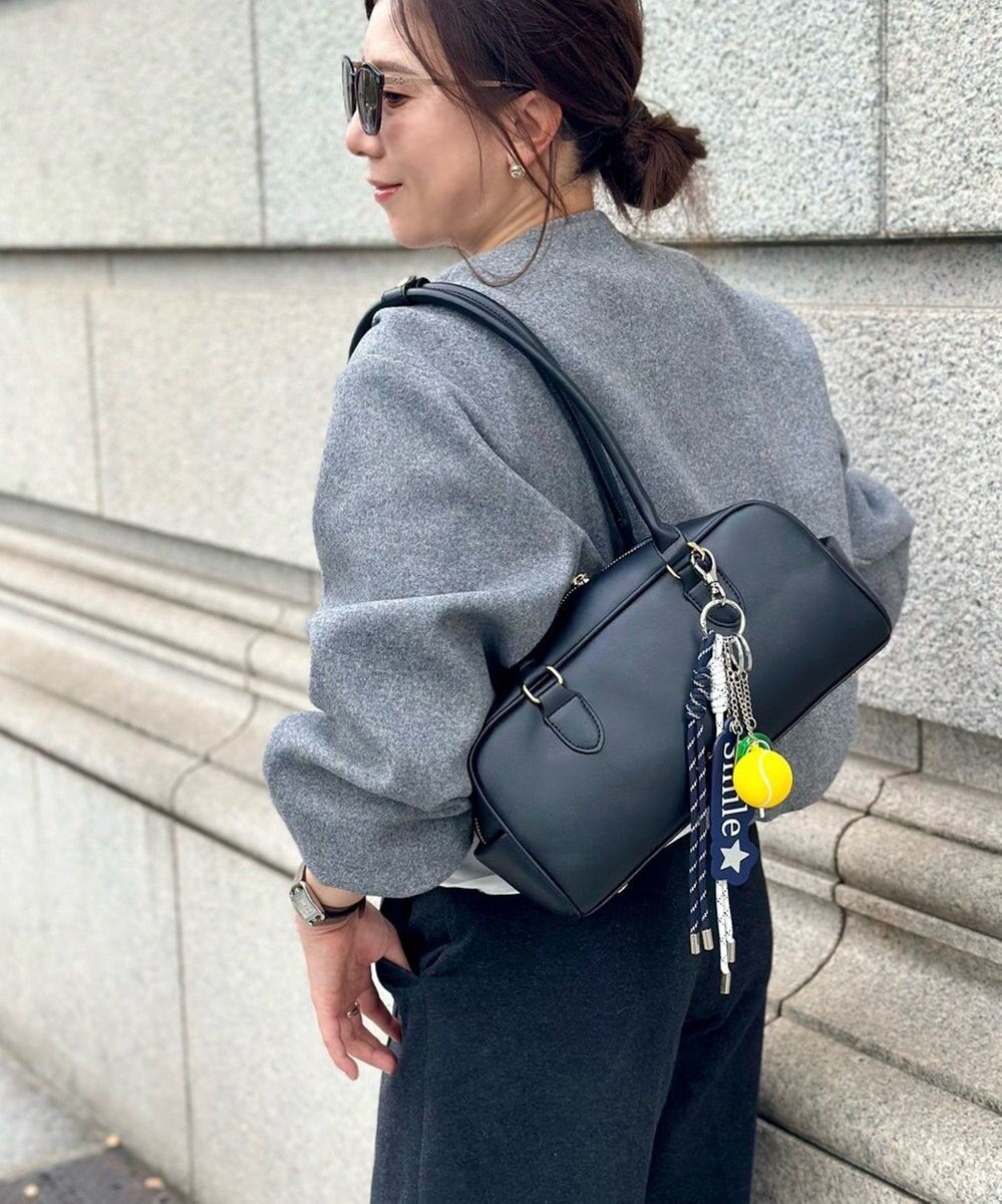 LA BAGAGERIE 【インスタグラマー Chiyoさん×LA BAGAGERIE】スクエアボストン 