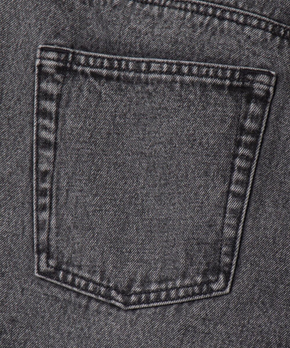 WEGO 【ユニセックス着用ITEM/SMLサイズ展開】デニムルーズフレアパンツ 