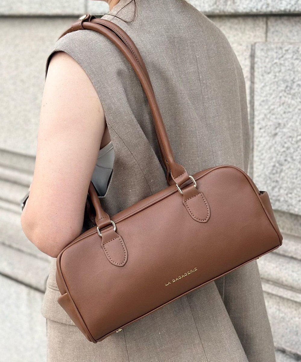 LA BAGAGERIE 【インスタグラマー Chiyoさん×LA BAGAGERIE】スクエアボストン 