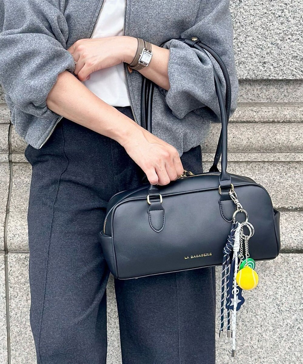 LA BAGAGERIE 【インスタグラマー Chiyoさん×LA BAGAGERIE】スクエアボストン 