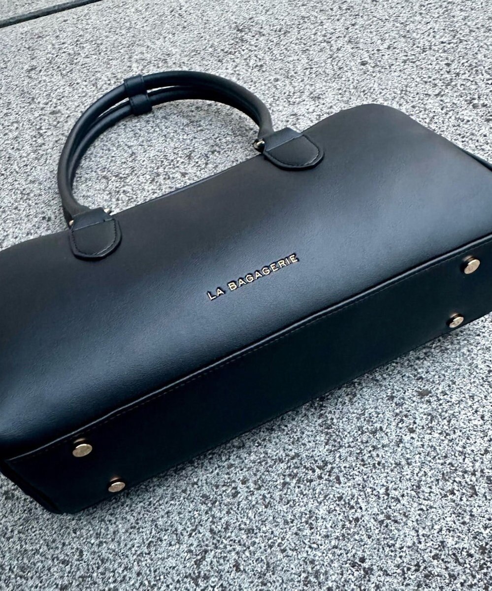 LA BAGAGERIE 【インスタグラマー Chiyoさん×LA BAGAGERIE】スクエアボストン 