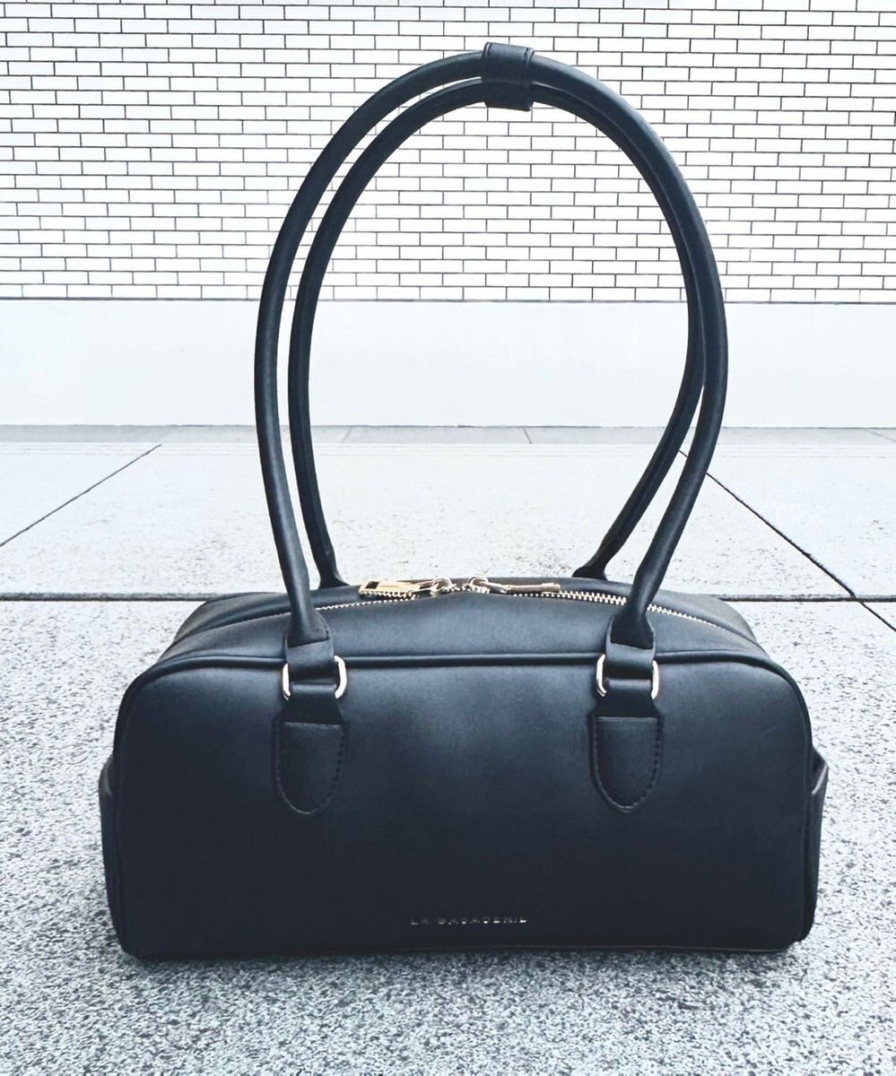 LA BAGAGERIE 【インスタグラマー Chiyoさん×LA BAGAGERIE】スクエアボストン 