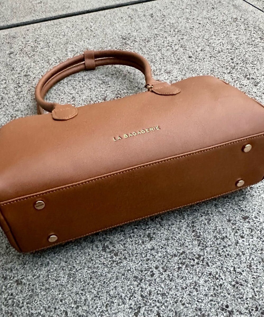 LA BAGAGERIE 【インスタグラマー Chiyoさん×LA BAGAGERIE】スクエアボストン 