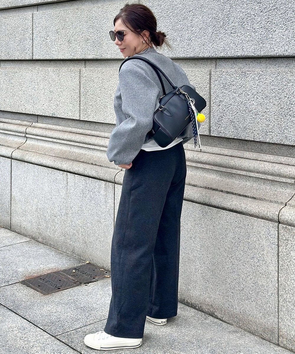 LA BAGAGERIE 【インスタグラマー Chiyoさん×LA BAGAGERIE】スクエアボストン 