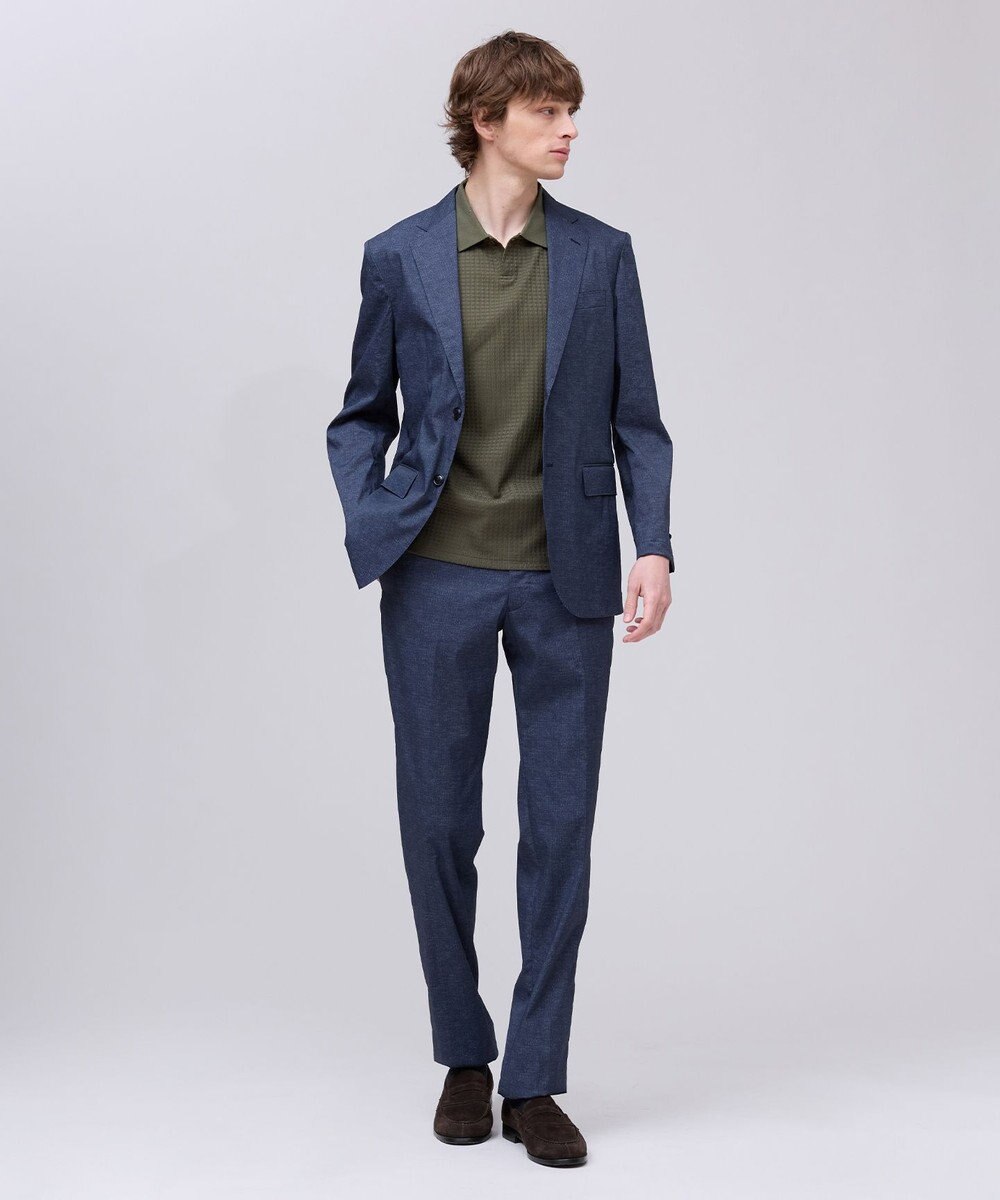 J.PRESS MEN ジャケットインの最適解【接触冷感 / 吸水速乾】【J.PRESS PREMIUM JERSEY】スキッパー ポロシャツ 