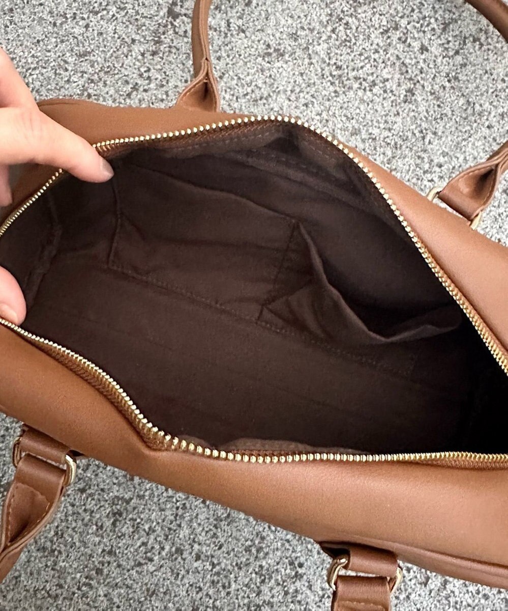 LA BAGAGERIE 【インスタグラマー Chiyoさん×LA BAGAGERIE】スクエアボストン 