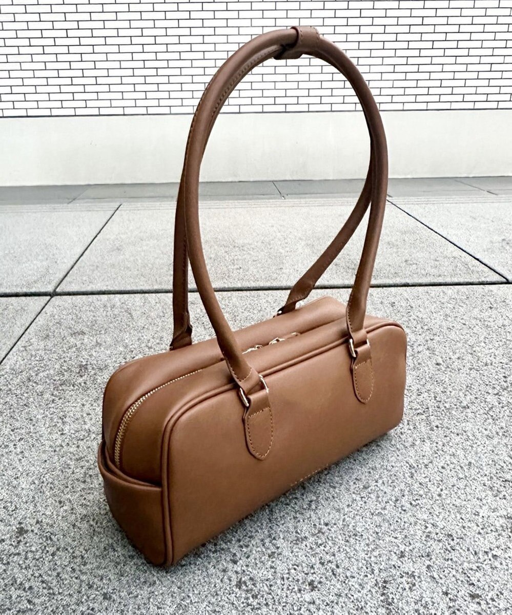 LA BAGAGERIE 【インスタグラマー Chiyoさん×LA BAGAGERIE】スクエアボストン 