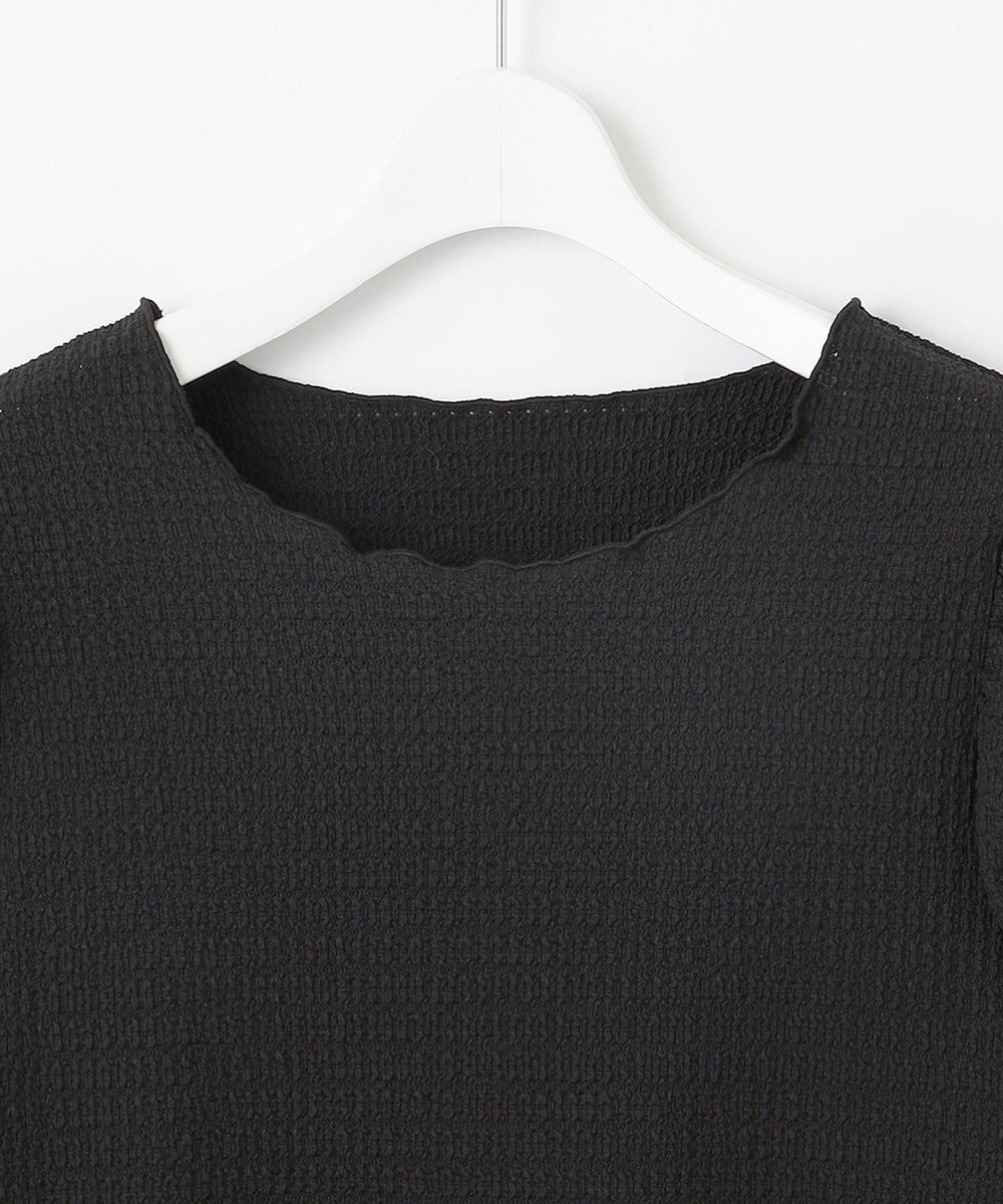 Feroux 【洗える】レーシージャガード カットソー 