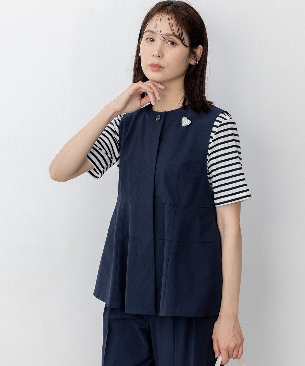 組曲 スーパーライトストレッチ ジレ 